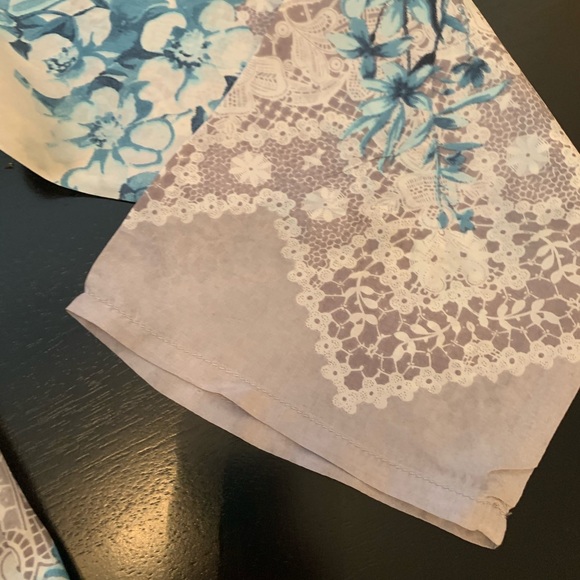 Johhny Was signature gorgeous silk tunic blouse M - Picture 5 of 8